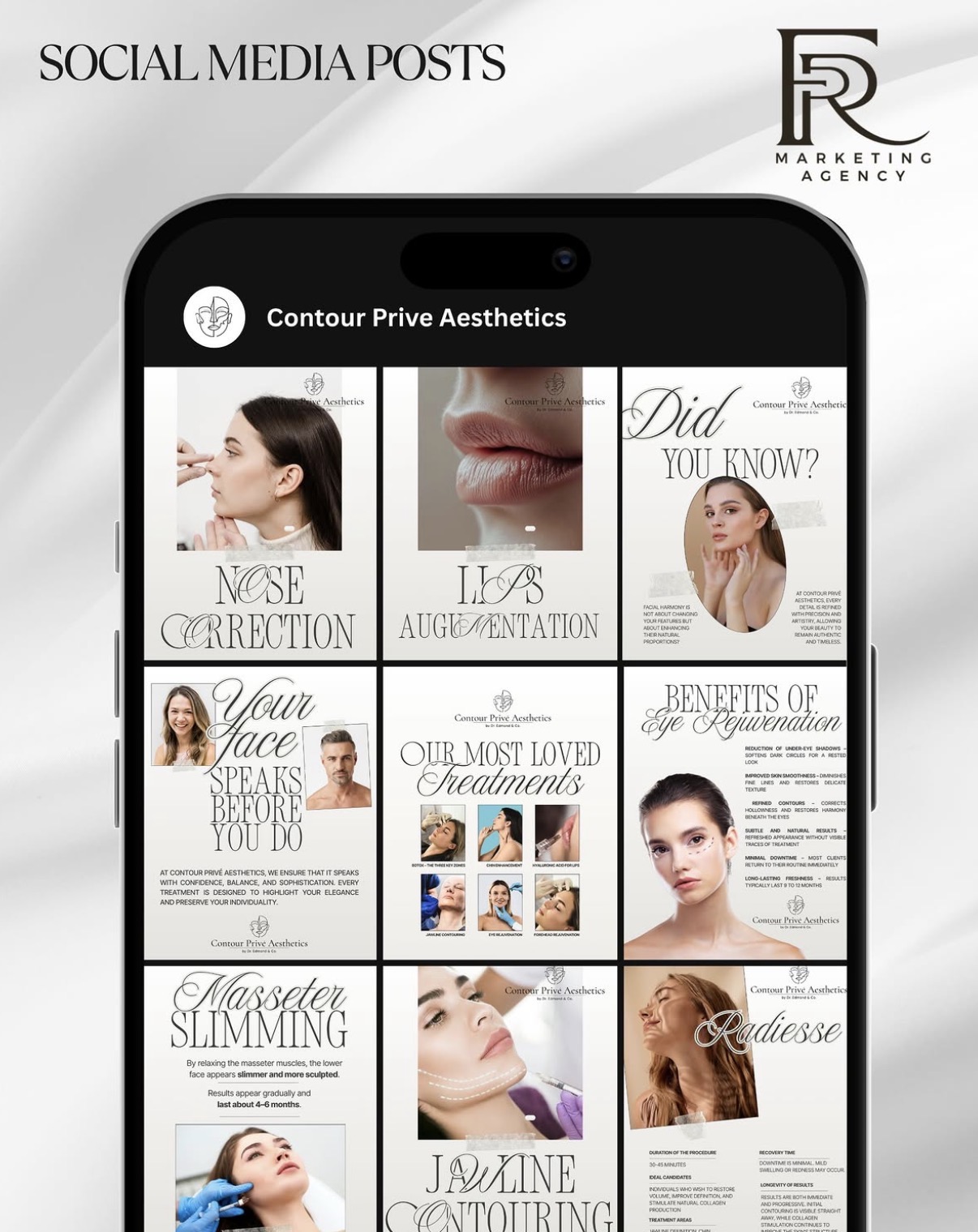Instagram feed design , FRR Marketing client sample 2